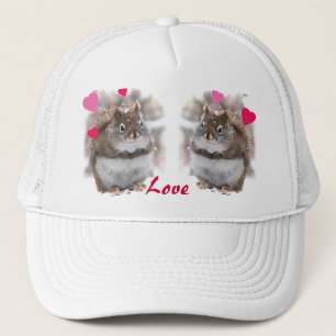 Bonbon Squirrels Valentinsgruß Truckerkappe