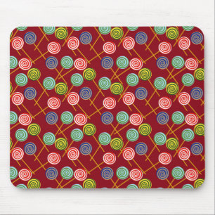 Bonbonmuster   Lollenmuster   Lollipop 10 Mousepad