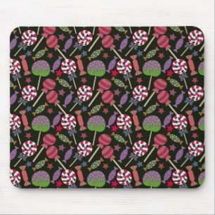 Bonbonmuster Lollenmuster Lollipop 16 Mousepad