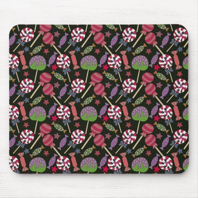 Bonbonmuster | Lollenmuster | Lollipop 16 Mousepad (Vorne)