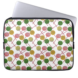 Bonbonmuster   Lollenmuster   Lollipop 24 Laptopschutzhülle