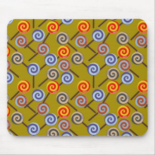 Bonbonmuster Lollenmuster Lollipop 26 Mousepad