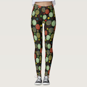Bonbonmuster Lollenmuster Lollipop 28 Leggings