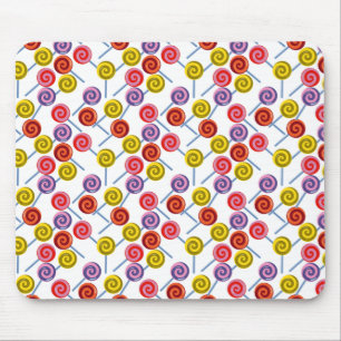 Bonbonmuster Lollenmuster Lollipop 2 Mousepad