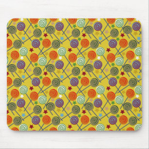 Bonbonmuster Lollenmuster Lollipop 30 Mousepad