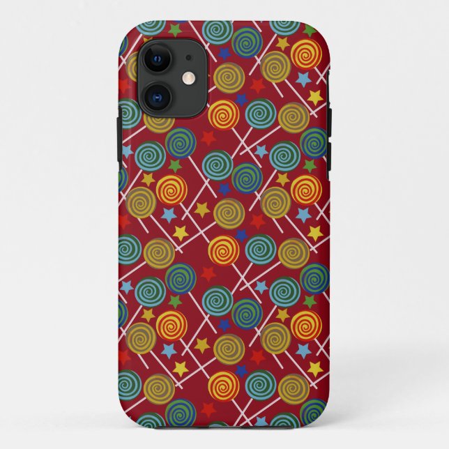 Bonbonmuster | Lollenmuster | Lollipop 32 Case-Mate iPhone Hülle (Rückseite)