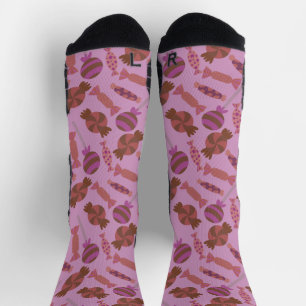 Bonbonmuster   Lollenmuster   lollipop 34 iPad Socken