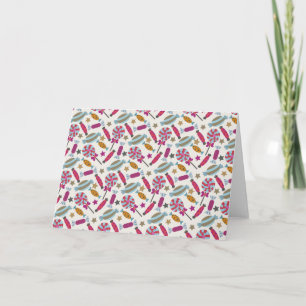Bonbonmuster Lollenmuster Lollipop 45 Karte