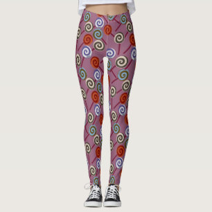 Bonbonmuster   Lollenmuster   Lollipop 49 Leggings