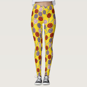 Bonbonmuster   Lollenmuster   Lollipop 50 Leggings