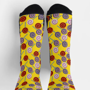 Bonbonmuster   Lollenmuster   lollipop 50 Wrap Socken