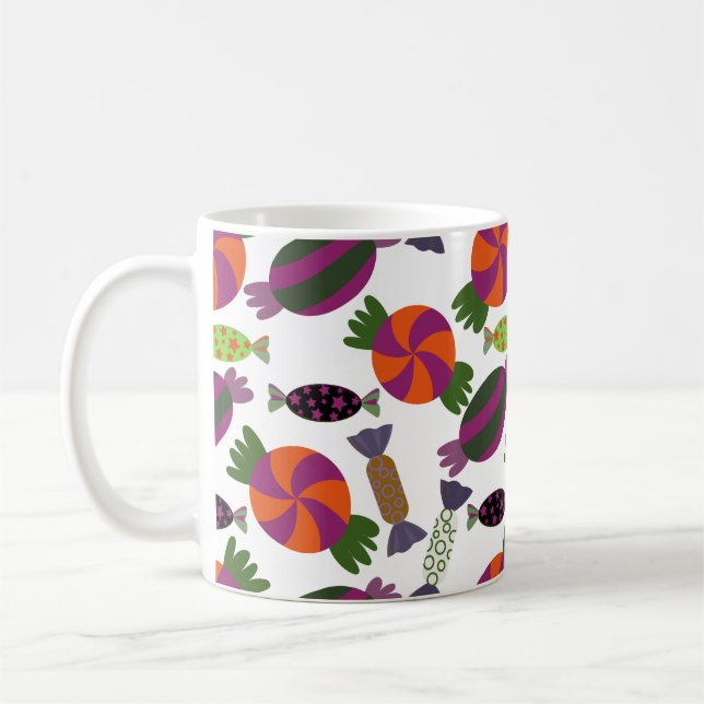 Bonbonmuster | Lollenmuster | Lollipop 51 Kaffeetasse (Links)