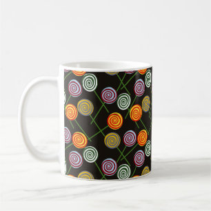 Bonbonmuster Lollenmuster Lollipop 52 Kaffeetasse