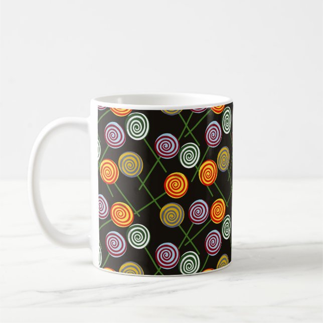 Bonbonmuster | Lollenmuster | Lollipop 52 Kaffeetasse (Links)