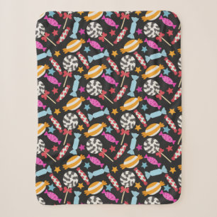 Bonbonmuster Lollenmuster Lollipop 56 Sherpadecke
