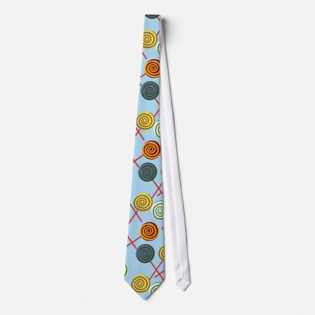 Bonbonmuster | Lollenmuster | Lollipop 5 Krawatte (Vorderseite)