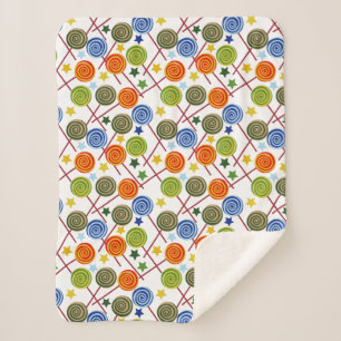 Bonbonmuster   Lollenmuster   Lollipop 61 Sherpadecke