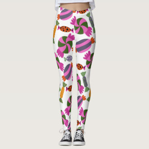 Bonbonmuster Lollenmuster Lollipop 6 Leggings