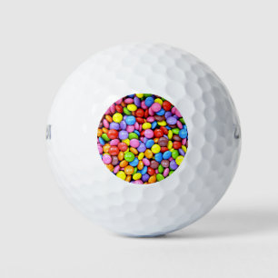 Bonbons, bunte süße Leckereien Golfball