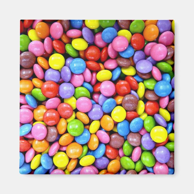Bonbons, bunte süße Leckereien Magnet (Vorne)