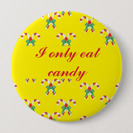 Bonbons und Bänder Button