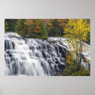 Bond Falls im Herbst nahe Paulding, Michigan Poster