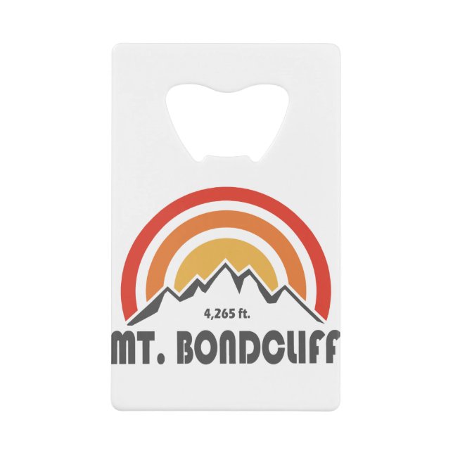 Bondcliff New Hampshire Geldbeutel Flaschenöffner (Vorderseite)