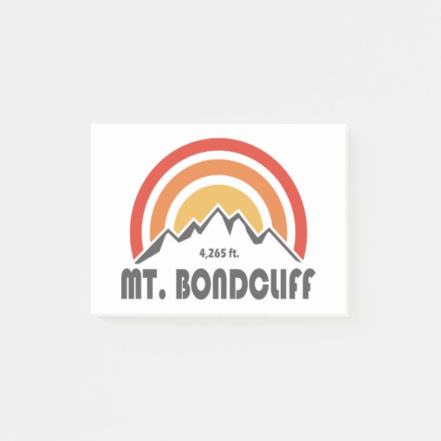 Bondcliff New Hampshire Post-it Klebezettel (Vorderseite)