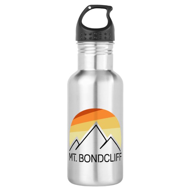 Bondcliff New Hampshire Retro Edelstahlflasche (Vorderseite)
