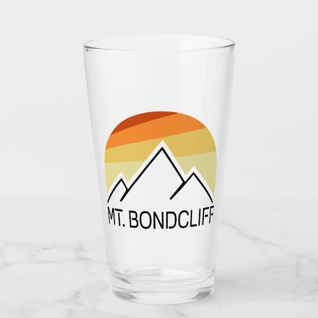 Bondcliff New Hampshire Retro Glas (Vorderseite)