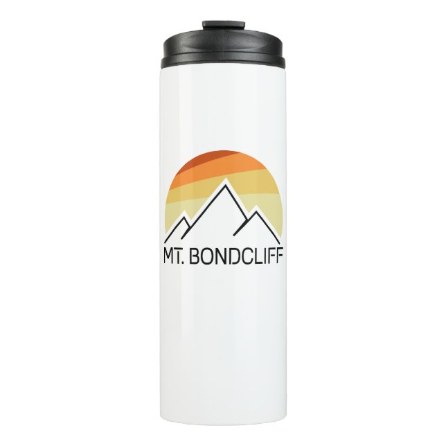 Bondcliff New Hampshire Retro Thermosbecher (Vorderseite)