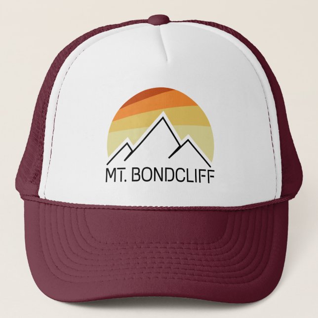 Bondcliff New Hampshire Retro Truckerkappe (Vorderseite)