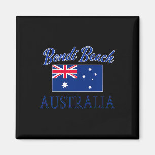 Bondi Beach Australia Flag Magnet