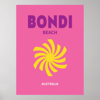 Bondi Beach Australia Poster