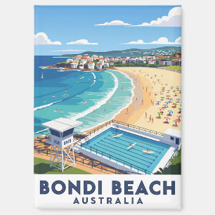 Bondi Beach Australia Travel Magnet