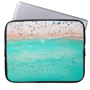 Bondi Beach Luftbild an einem perfekten Sommertag Laptopschutzhülle