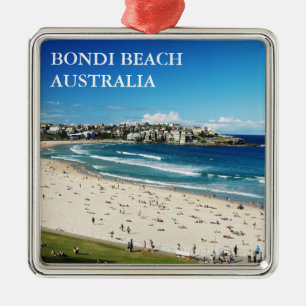 Bondi Beach Ornament Aus Metall