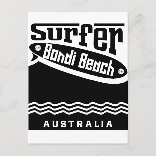 Bondi Beach Postkarte (Vorderseite)