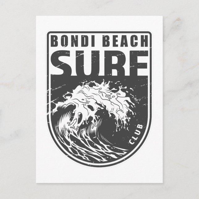 Bondi Beach Surf Club Postkarte (Vorderseite)