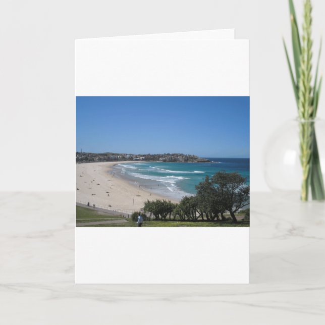 Bondi Beach Sydney Australien Karte (Vorderseite)