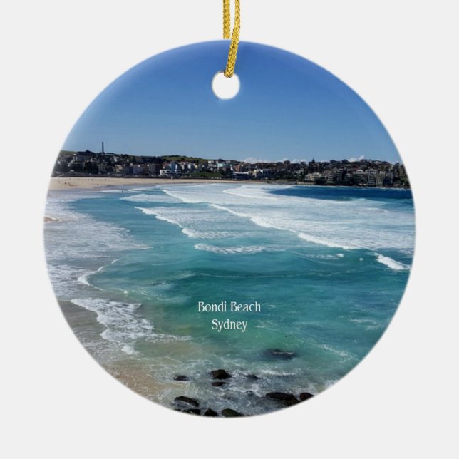 Bondi Beach, Sydney, Australien Keramik Ornament (Vorne)