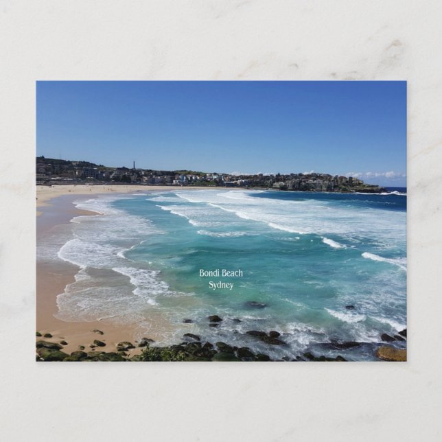 Bondi Beach, Sydney, Australien Postkarte (Vorderseite)