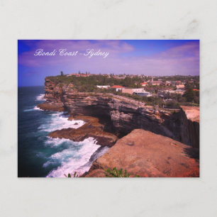 Bondi Coast panorama, Sydney, Australien Postkarte