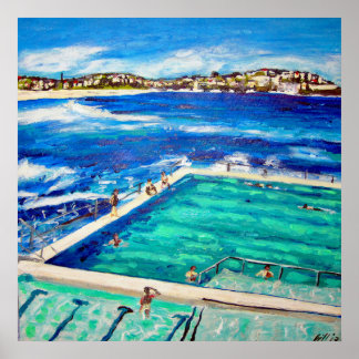 Bondi Icebergs Poster