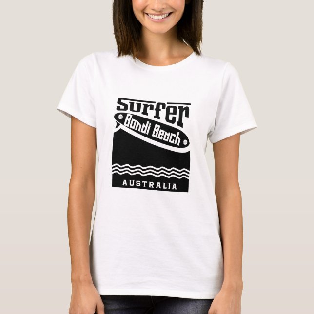 Bondi Strand T-Shirt (Vorderseite)