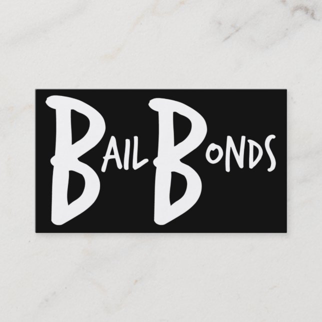 Bonds Simple Business Card Visitenkarte (Vorderseite)