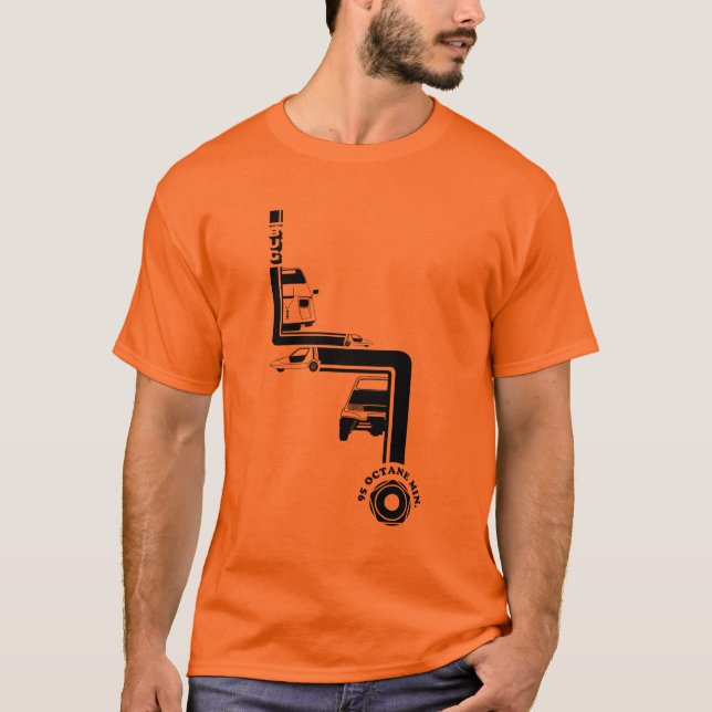 Bondwanzen-Orangen-T - Shirt (Vorderseite)