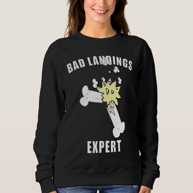 Bone Fracture Leg Fracture Fracture Sweatshirt (Vorderseite)