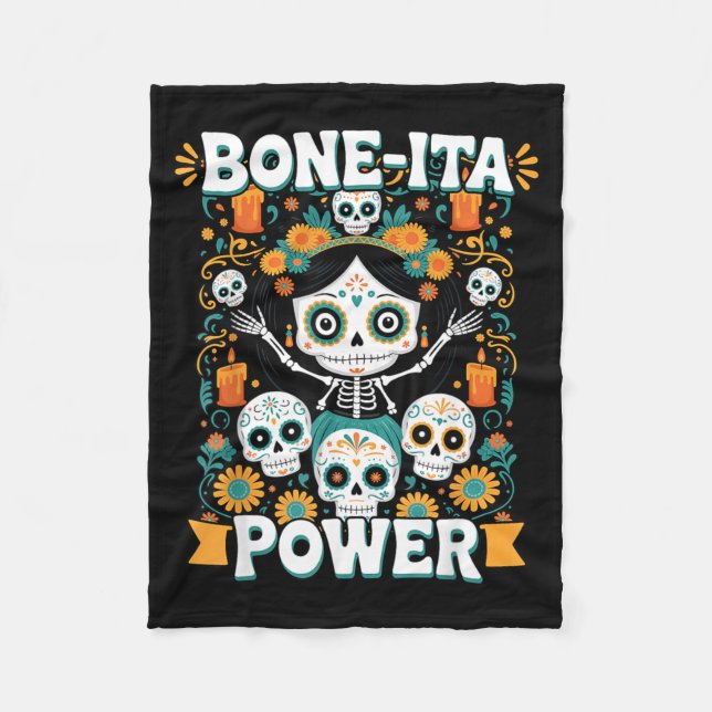 Bone-Ita Power-Tag der Regierungsbehörde Fleecedecke (Vorderseite)