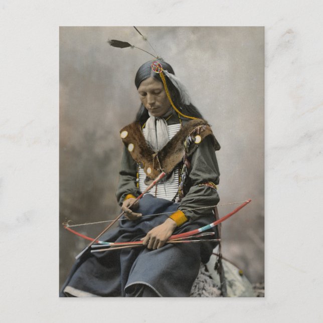 Bone Necklace, Ratsvorsitzender 1899 Postkarte (Vorderseite)